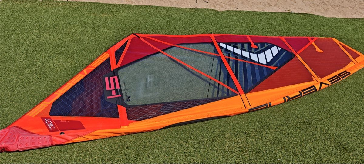 Surfen: Severne 4 Latten Wavesegel S-1 4.0  – Gebraucht aus Wichtrach von wildpigwomen12 1