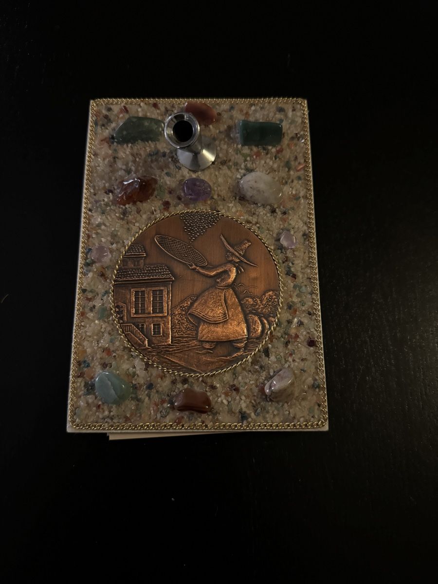 Tutte le decorazioni: Schreibblock mit Kupferbild und Steinen, BRASIL – Usato da Erstfeld venduto da Mario_boe0