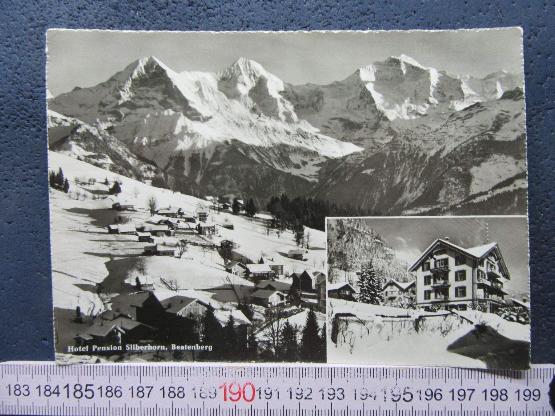 Ansichtskarten: BEATENBERG HOTEL SILBERHORN SCHNEE – Gebraucht aus Ettingen von Hausi4711