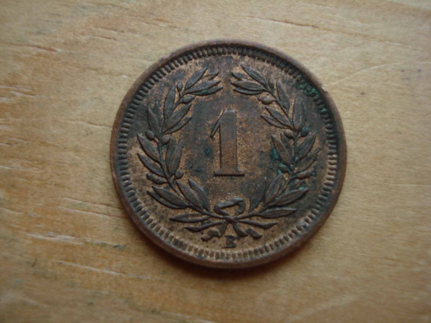 Alle Münzen: (W5) 1 Rappen 1926 – Gebraucht aus Erlach von Net-Coins 1