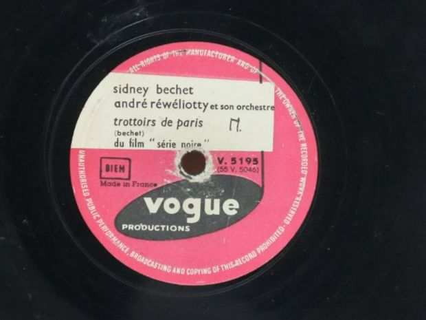 Dischi in vinile: Schellack Sidney Bechet Trottoirs De Paris Schallplatte – Usato da Eschenbach SG venduto da Astalavista 2