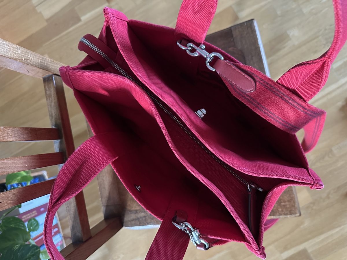 Coach Borse da donna: COACH Shopper "Cargo Tote" rot – Nuovo (secondo la descrizione) da Winterthur venduto da yosushi 8