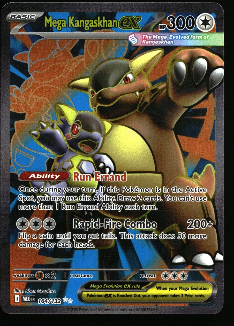 Pokémon Carte collezionabili: Mega Kangaskhan ex #164 Pokemon Mega Evolution – Usato da Feuerthalen venduto da Plazatoys