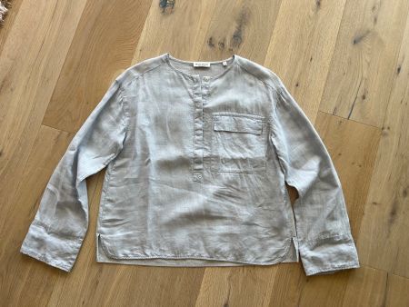 Leinenbluse hellblau von Marc O'Polo (MOP) Gr. 34