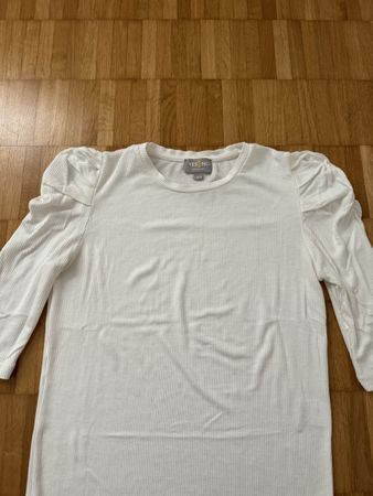 YES NO weisses Shirt Puffärmel Gr. S
