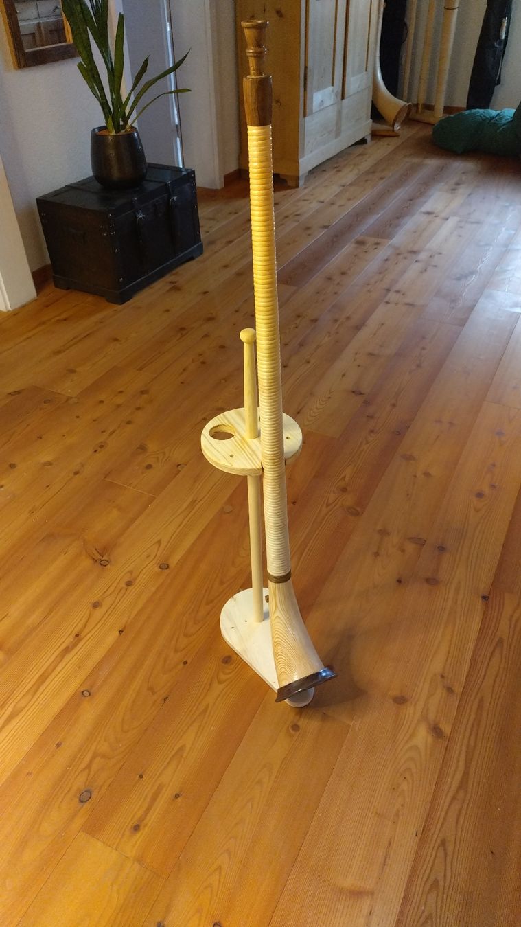 Strumenti musicali: Alphorn Souvenir 115cm – Nuovo e nell'imballaggio originale da Buchackern venduto da flubua 5