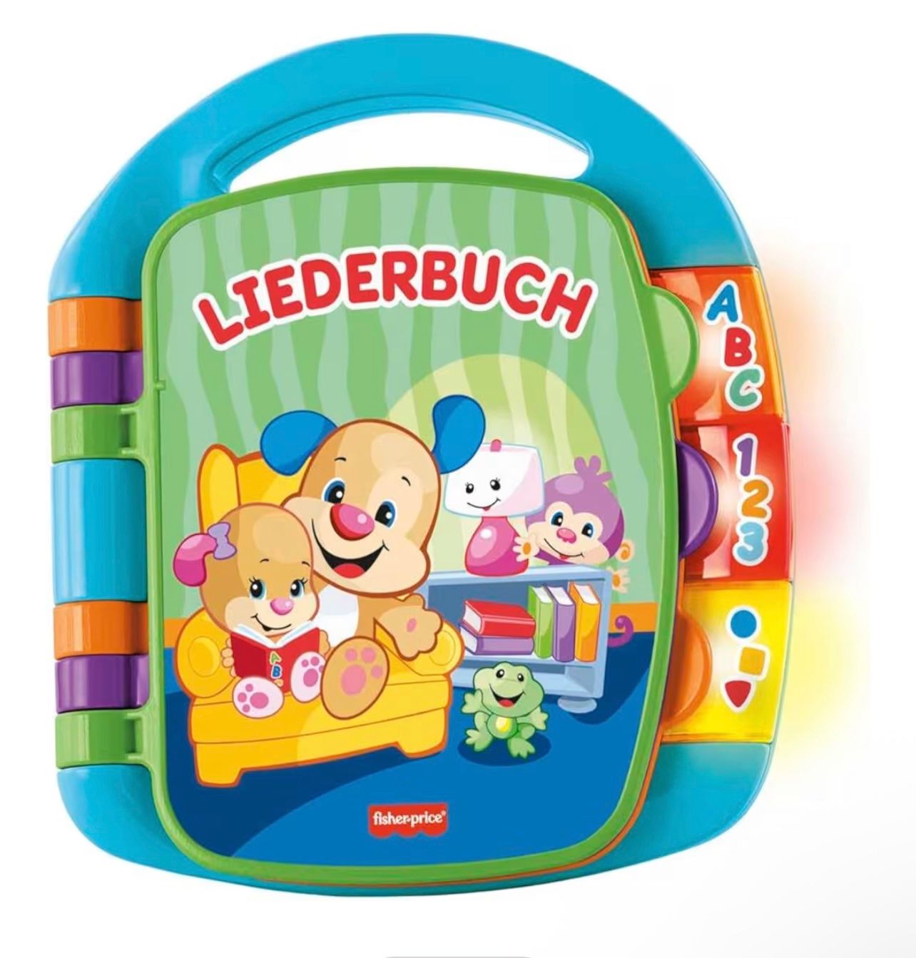 Fisher-Price Giocattoli: Fisher-Price Lernspass Liederbuch – Nuovo e nell'imballaggio originale da Basel venduto da Seifehuesli 1