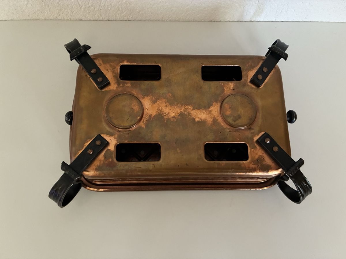 Küchengeräte: Kupferfarbene Chafing Dish – Gebraucht aus Burgdorf von Calvia 1