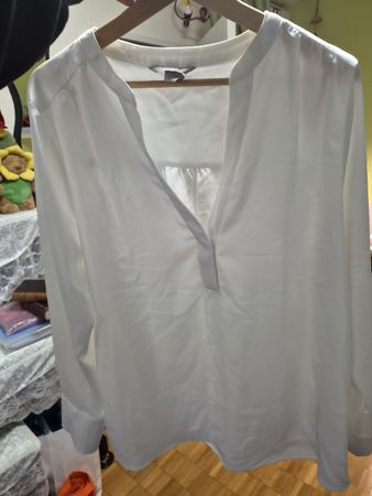 Schicke weisse Bluse H&M Gr. L perfekt für den Sommer