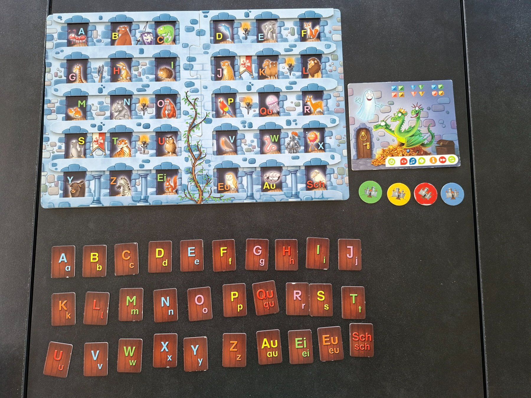 Ravensburger Jeux: tiptoi Starter-Set Stift und Spiel Buchstabenburg – D'occasion à Waltenschwil par BJBari 2