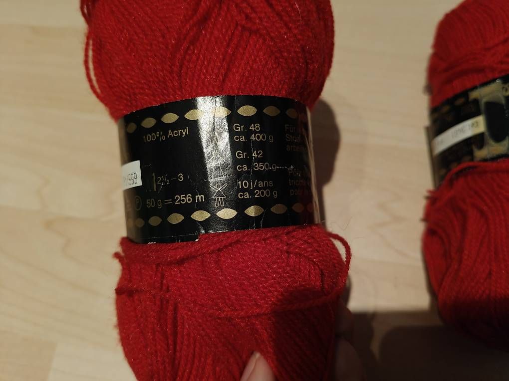 Wolle: Rote Strickwolle  – Neu und originalverpackt aus Schiers von ver_ddm2 1
