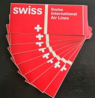 "SWISS INTER.AIRLINES" Aufkleber - altes Design - *Selten* !