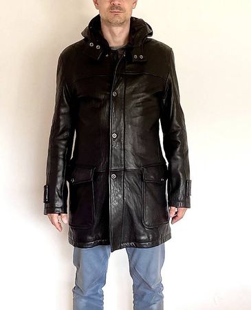 Lederjacke, italienisches design, Grösse 48,  Neu(wertig)