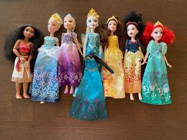 7 princesses disney (le lot)