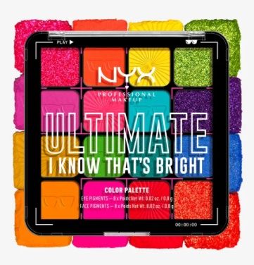 Make-up: NYX ULTIMATE I KNOW THAT'S BRIGHT PALETTE neu – Nuovo e nell'imballaggio originale da Neuhausen venduto da Florhof16