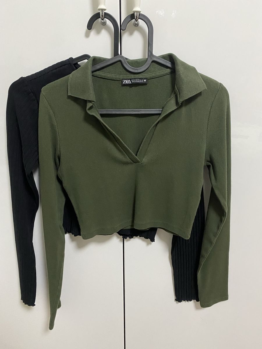 Tops: 2x Damen Langarmshirt, Grösse M – Gebraucht aus Zollikerberg von Jvac2