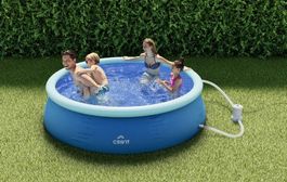 Garten-Pool ca. Ø 240 x H 63 cm, rund, inkl. Filterpumpe