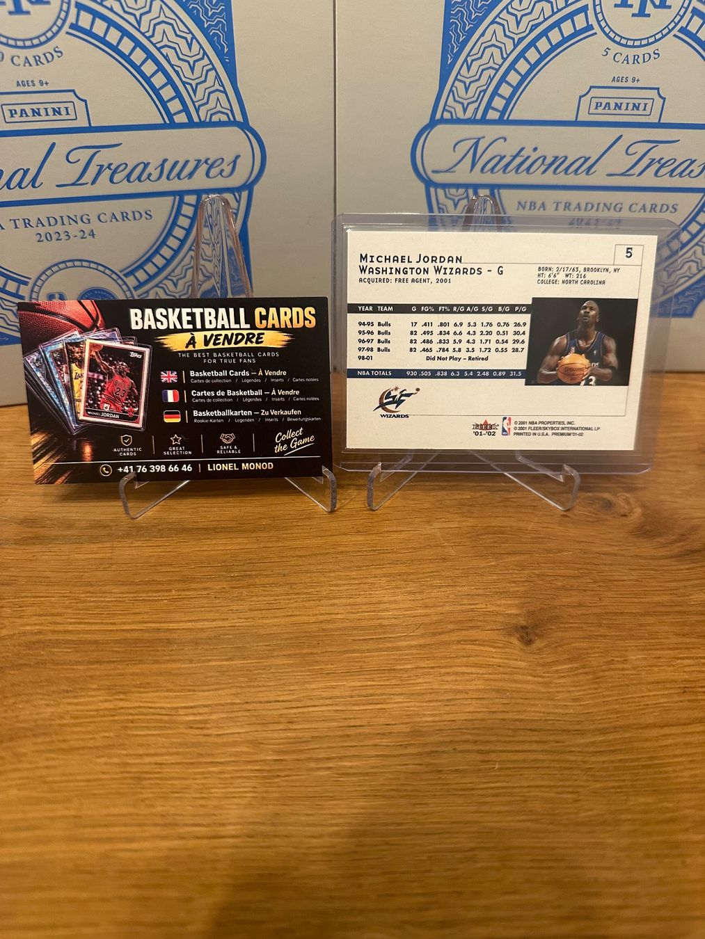 Nba Sammelbilder & Trading cards: Michael Jordan Fleer Premium Wizards – Gebraucht aus Vullierens von Gaara04 1