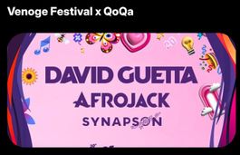 2 Tickets für das Venoge Festival 11. August David Guetta