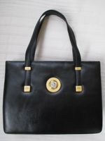 Gianni Versace - Ledertasche 90s Vintage Medusa Shoulder Bag