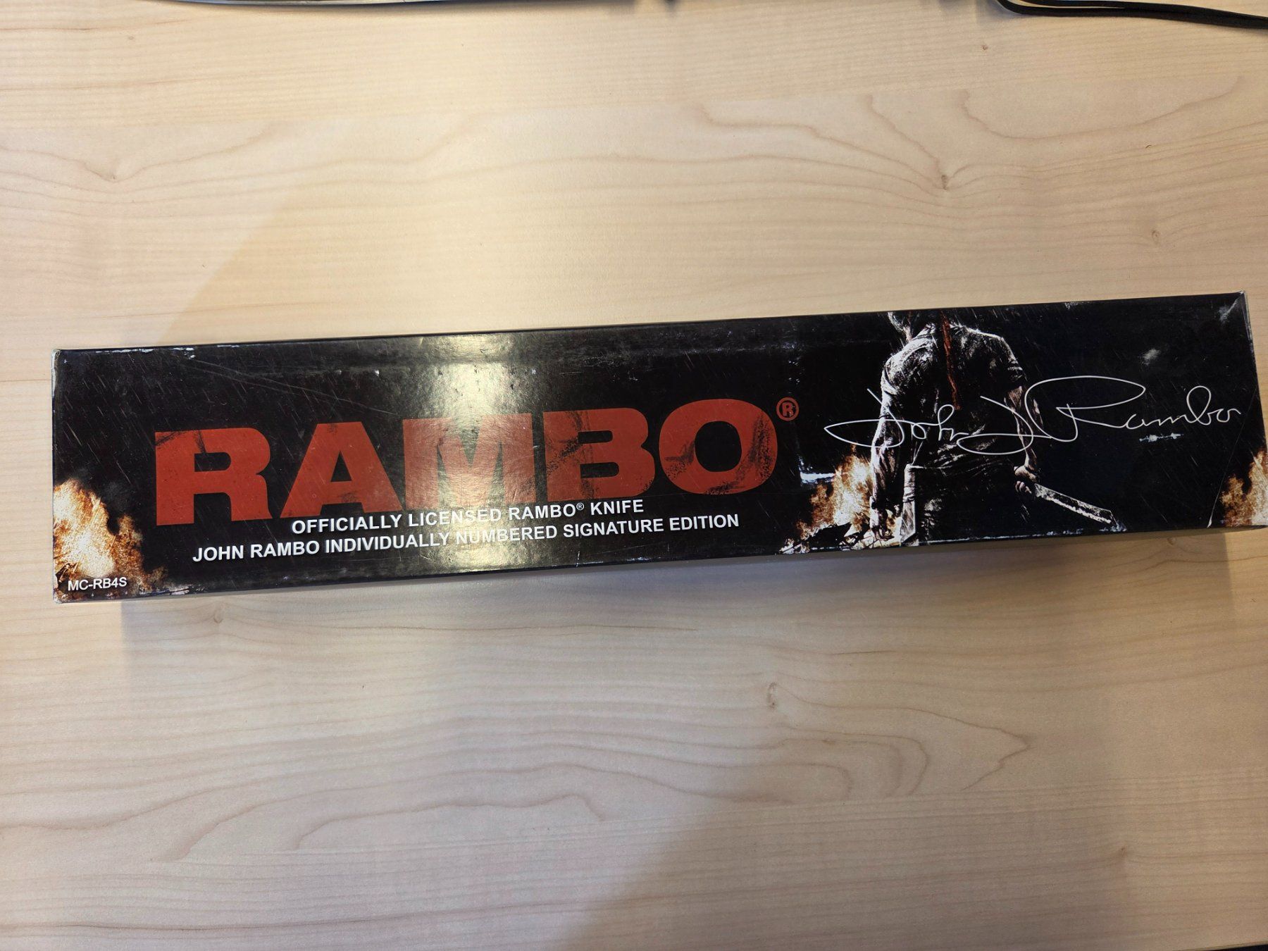 Coltellini militari: Couteau de collection John Rambo IV – Nuovo e nell'imballaggio originale da Estavayer-le-Lac venduto da sstt 9