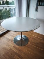 Tisch rund Tulip Fuss Weiss 110cm - perfekt für Rollstuhl
