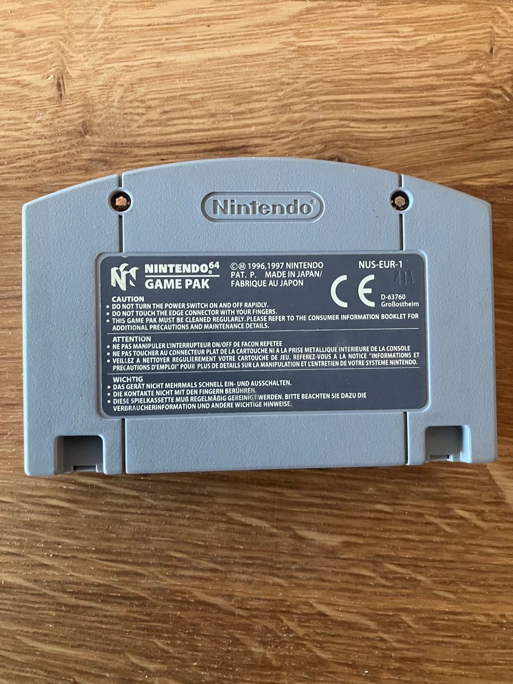 Nintendo Giochi: Nintendo N64 Mario kart 64 – Usato da Châtel-St-Denis venduto da Lestresorsdugrenier 1