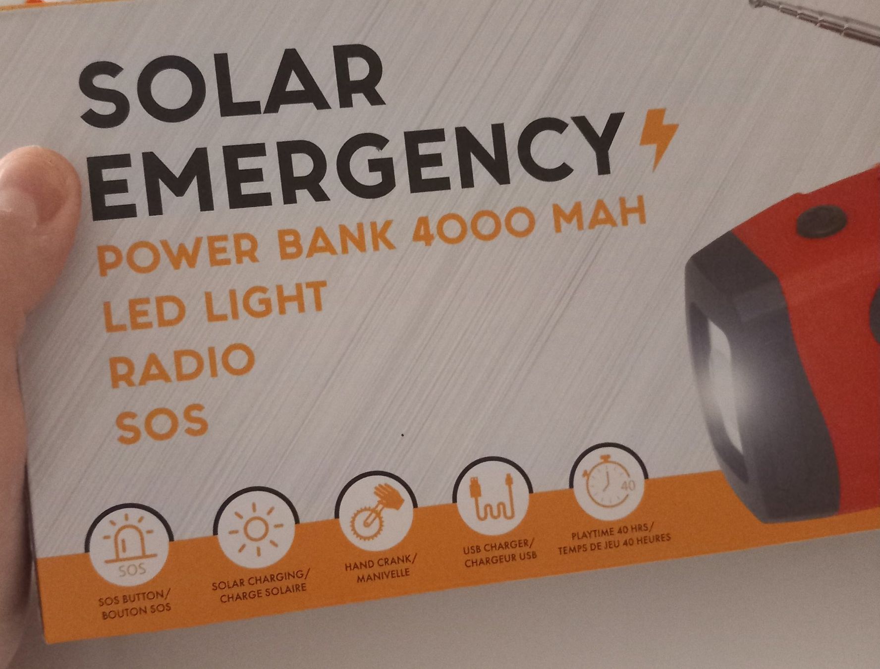 Caricabatterie: solar emergency – Nuovo e nell'imballaggio originale da Zürich venduto da Eseve 2