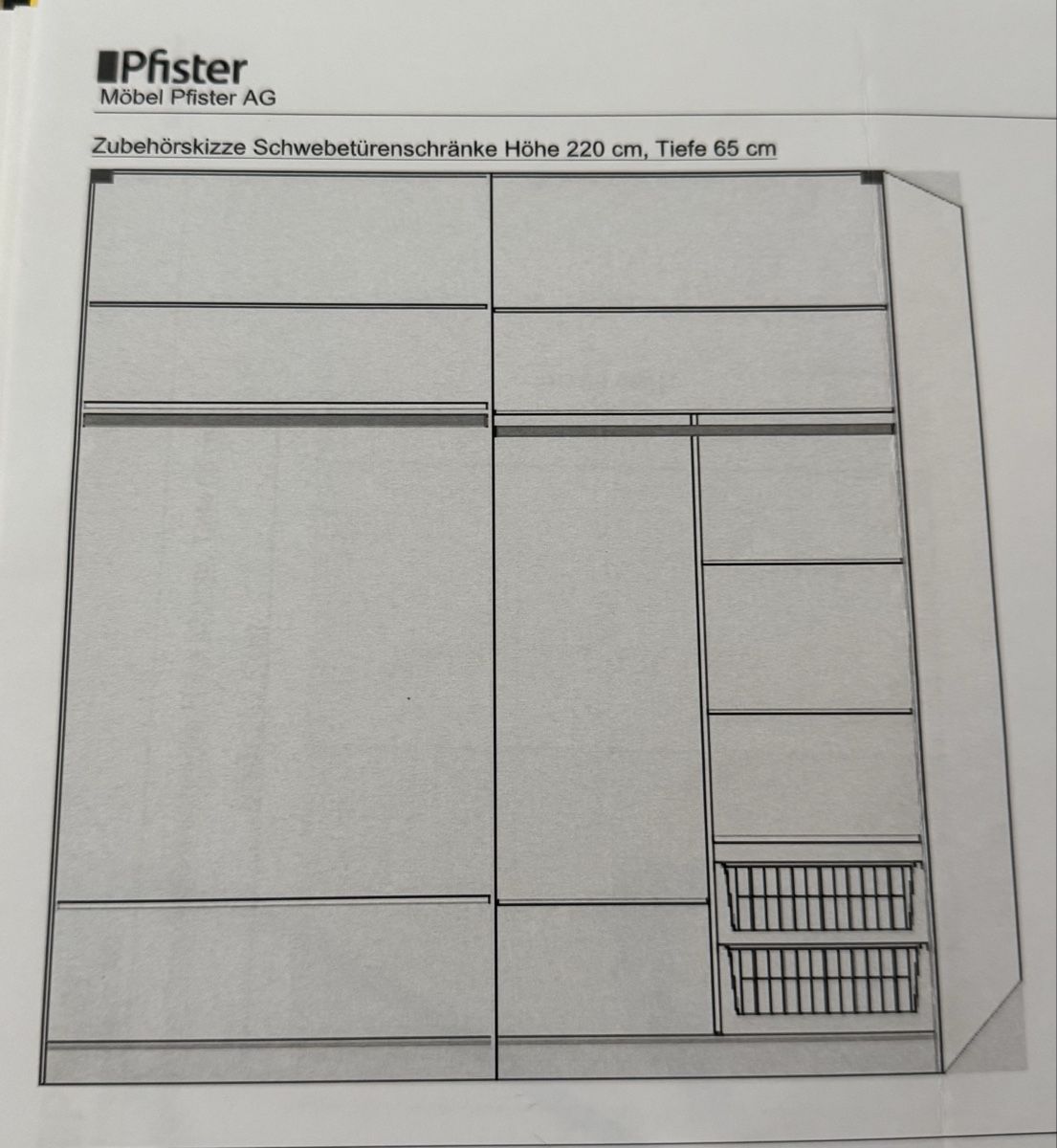 Pfister Schränke: Pfister Schrank mit Spiegelfront – Gebraucht aus Zürich von cia_gsb9 4