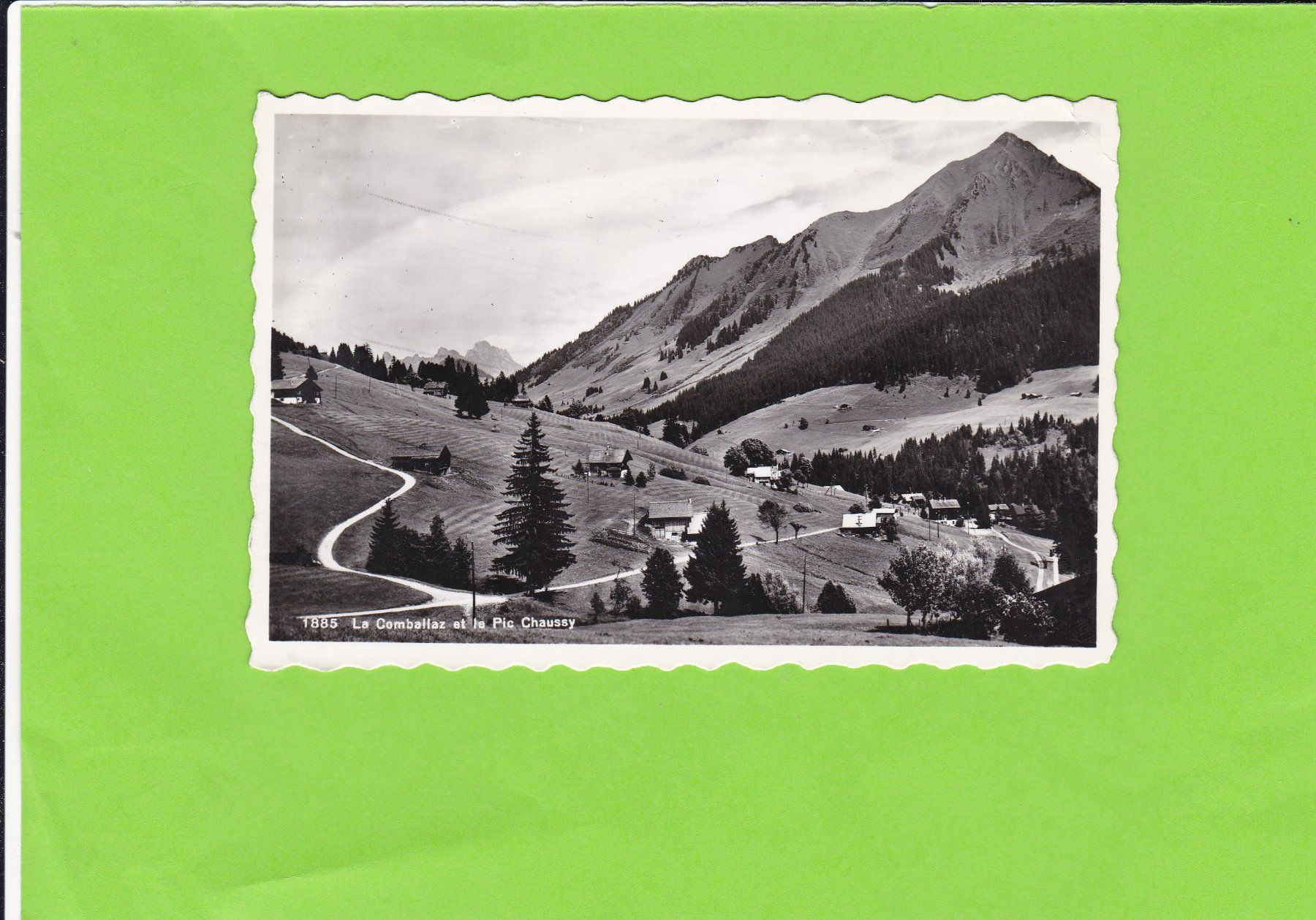 Ansichtskarten: Les Comballaz et le Pic Chaussy – Gebraucht aus St. Peterzell von neckertal