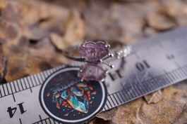 Fluorit Schmetterling Variable Grösse Ring – Räumung  ab 1.-