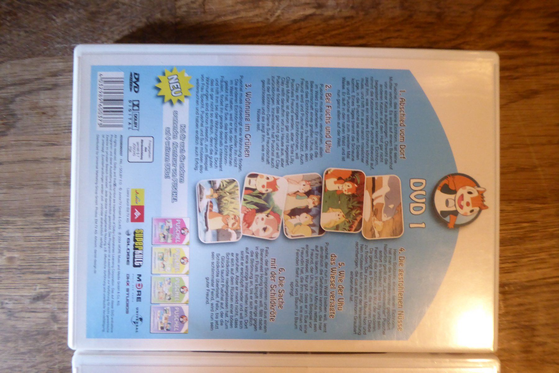 Tous les DVDs: 3xDVD Puschel das Eichhorn – D'occasion à Allschwil par Summelsarium 2
