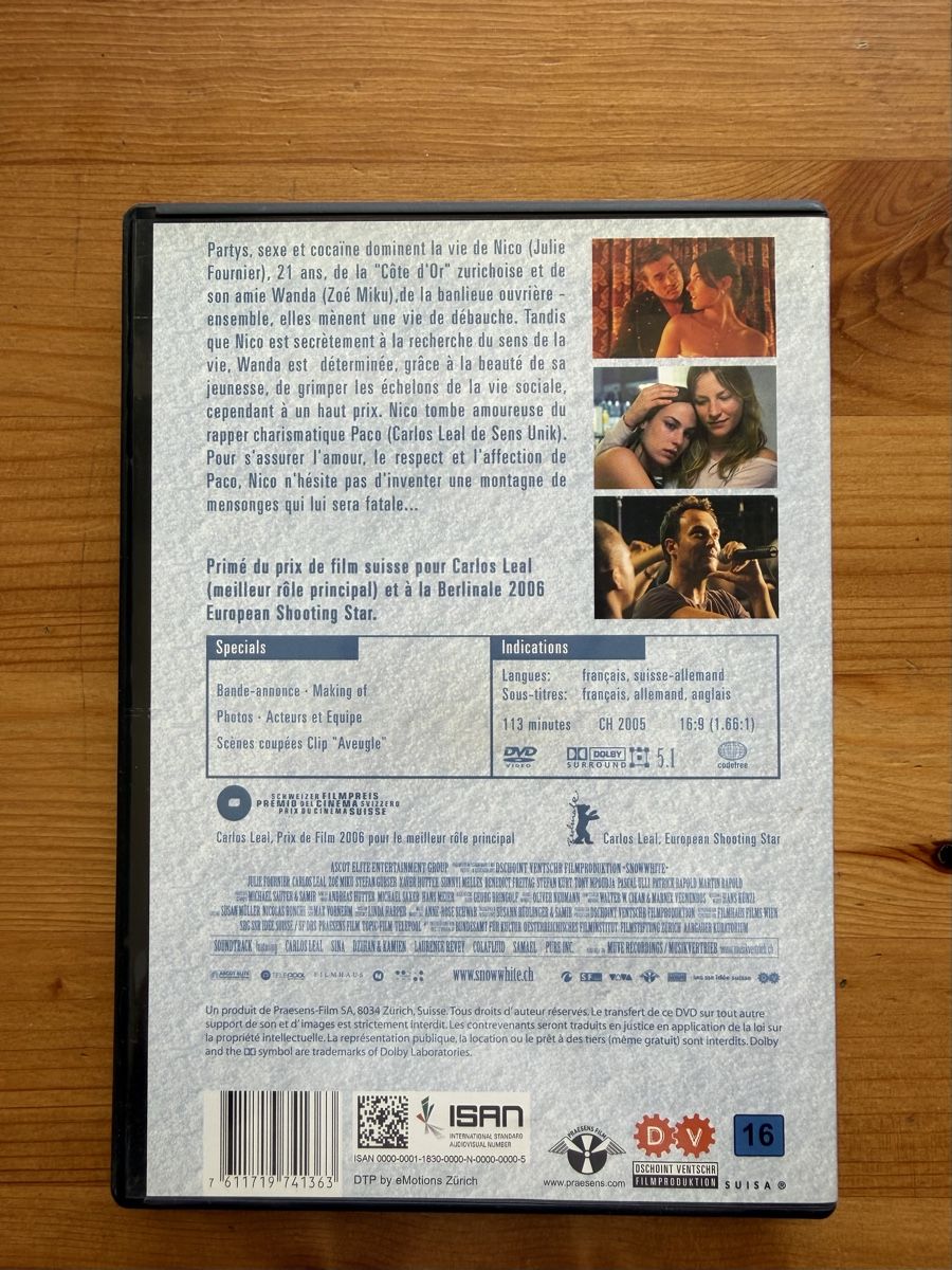 Tutti i DVDs: DVD film Snow White de Samir – Usato da Chêne-Bougeries venduto da PPP1224 1