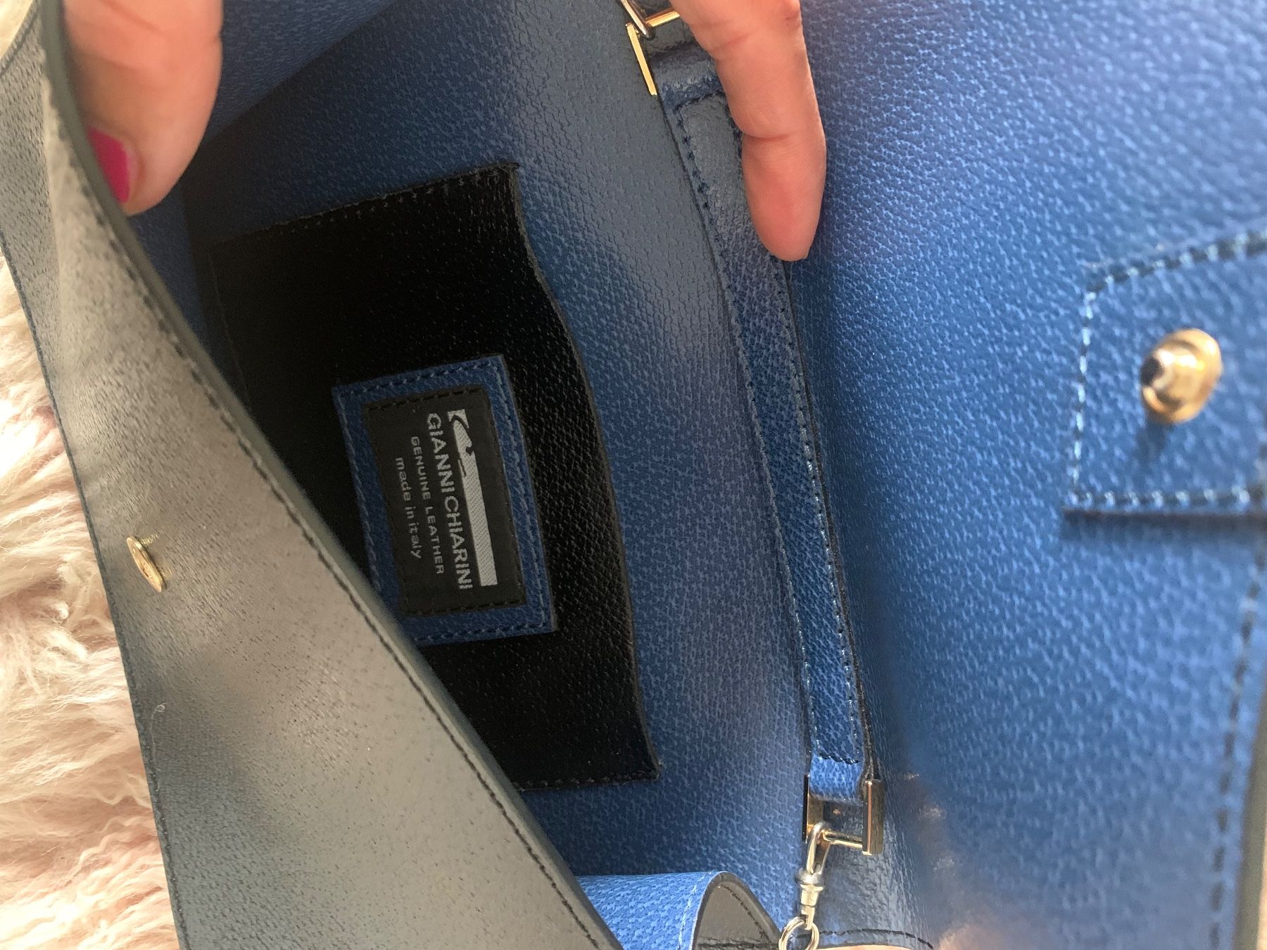 Borse da donna: Gianni chiarini leder tasche schwarz – Usato da Zürich venduto da Nikuska32 5