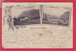 GRUSS AUS LANDQUART, 21.6.1910, FELDPOST, PAPIERFABRIK