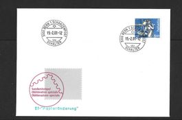 2001 FDC  Papieränderung mit Sonderstempel
