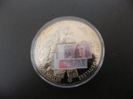 Medaille 500 Franken Banknote 1977 - Albrecht von Haller