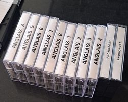 Lot de 11 cassettes audio apprentissage anglais