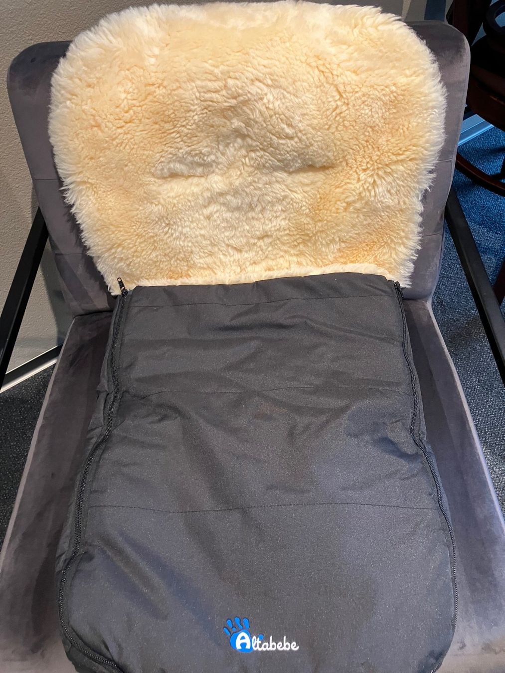 Sdraiette & Sdraiette a dondolo: Babyschale inklusive Babyfusssack – Usato da Belp venduto da gastroblau 4