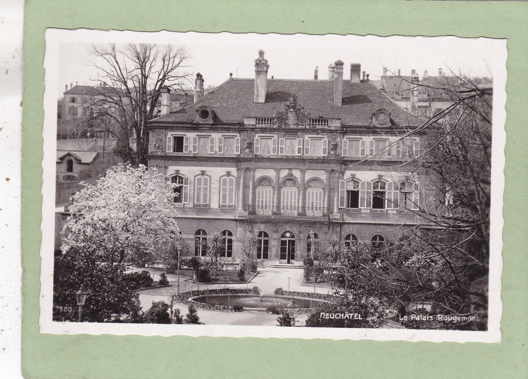 Cartoline postali: Neuchâtel Le Palais Rougemont – Usato da Herisau venduto da Lisegrat2008