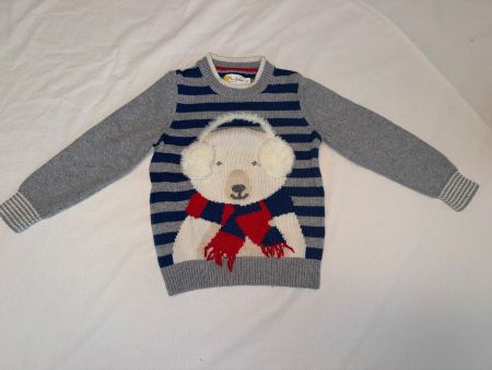 Pullover mit Eisbär von Mini Boden Gr. 116