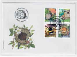 2022 Tierbehausungen FDC aus Viererblock