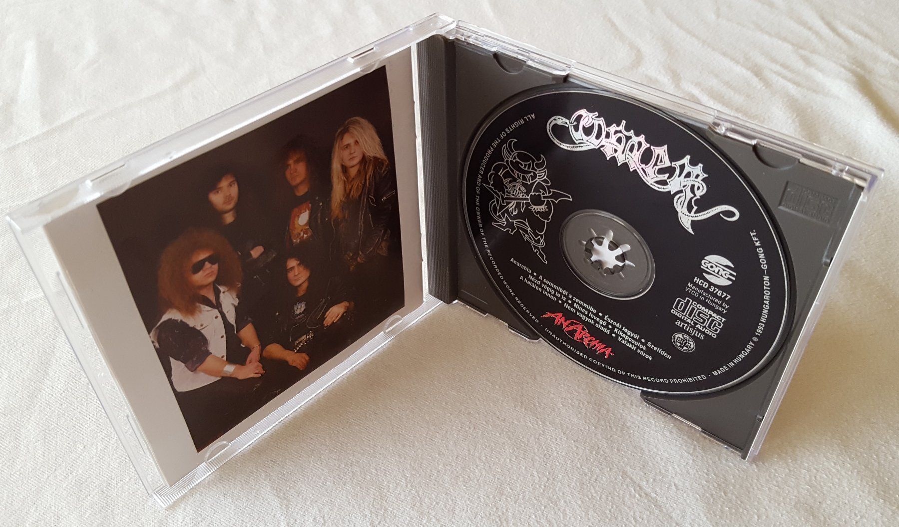 CD: Omen - Anarchia - CD - 1993  - Rare Hungary First Press – Usato da Uster venduto da Zardodel 3