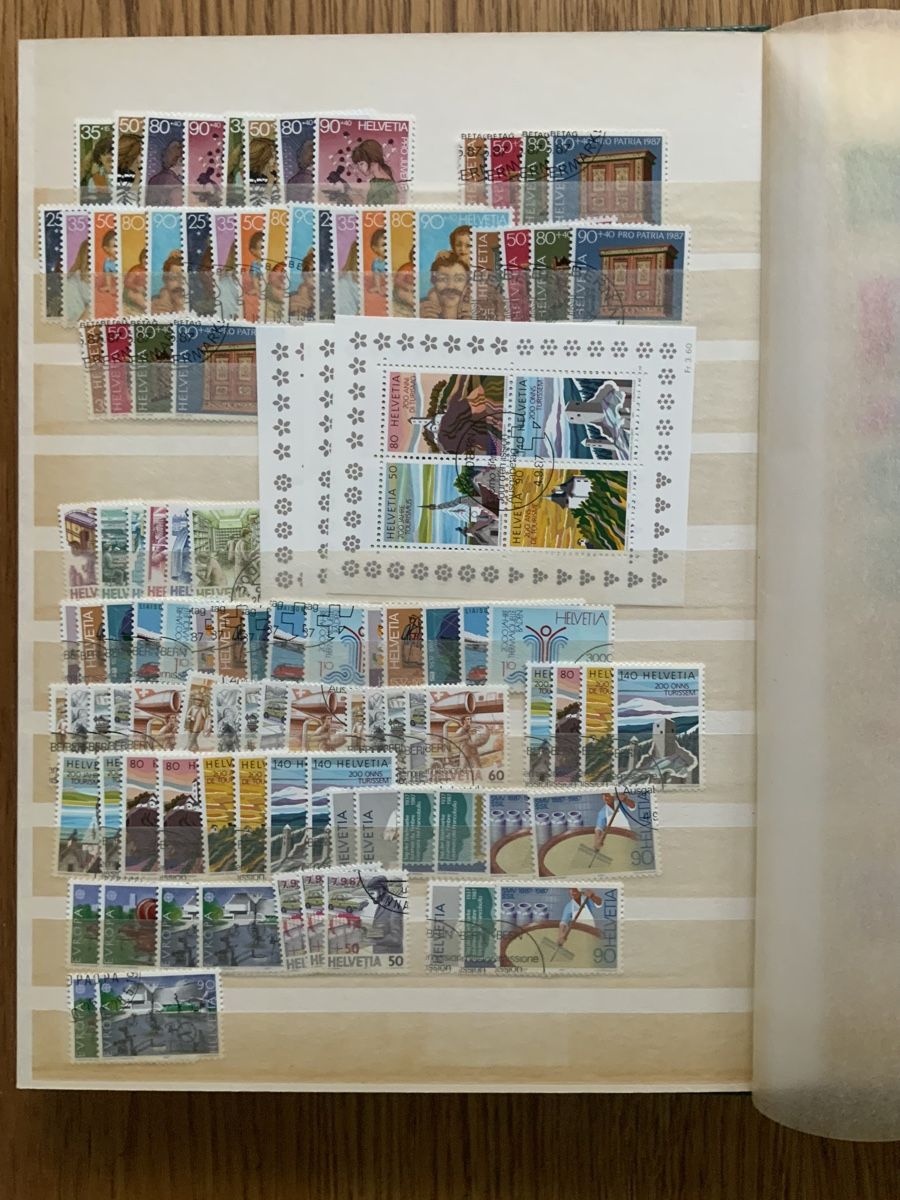 Tutti i francobolli: Briefmarken Schweiz 6 Seiten – Usato da Binningen venduto da chr_cr5n 1