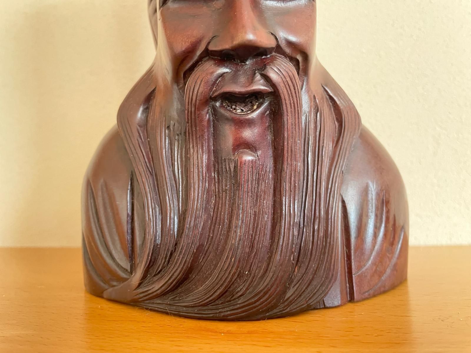 Sculture & Statue: Geschnitzte Holzbüste aus Asien – Usato da Schwerzenbach venduto da Tamama 2