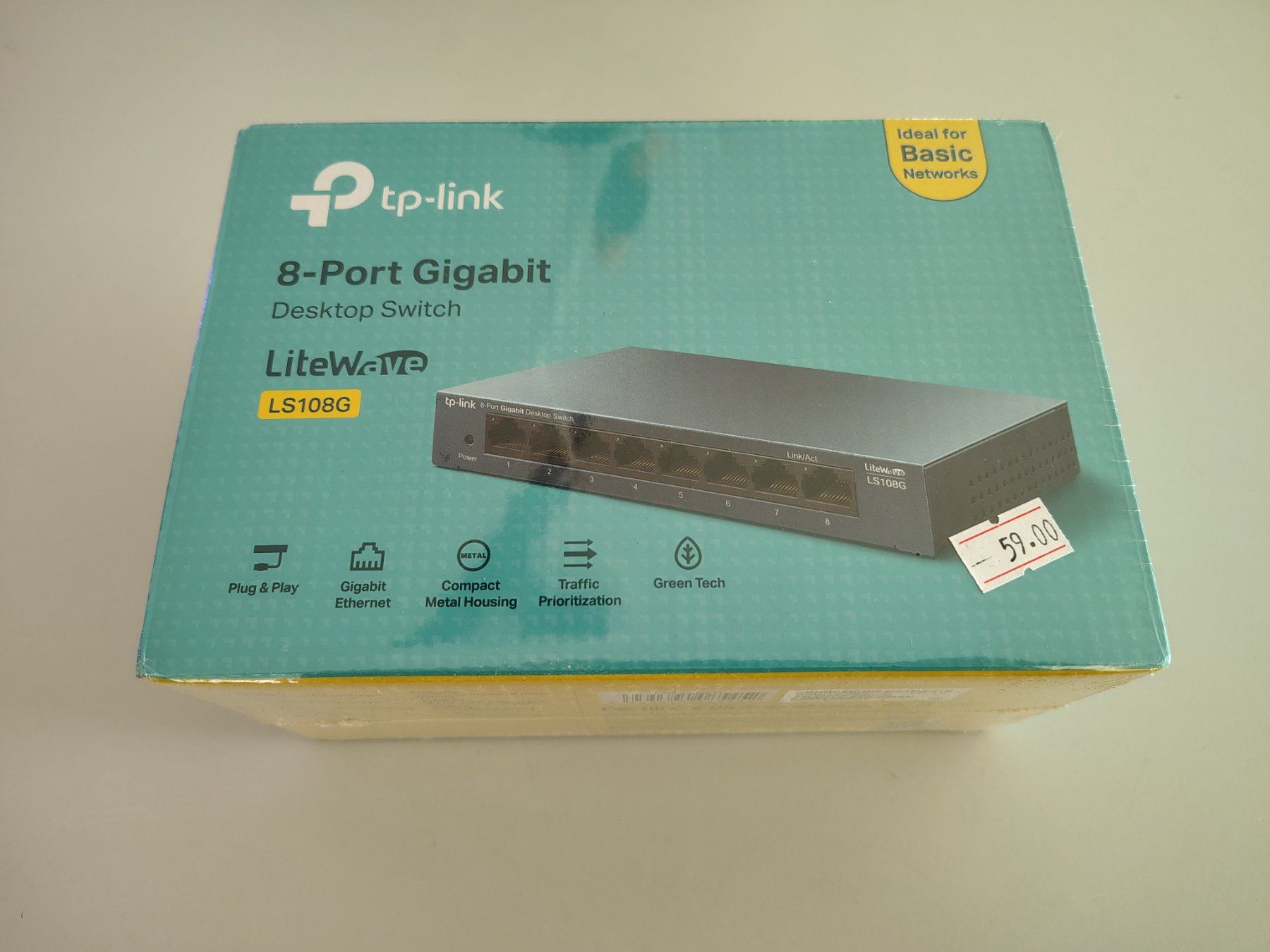 TP-Link Hubs & Switches: TP-Link 8-Port Gigabit Switch LS108G - Neu! – Neu und originalverpackt aus Egerkingen von BISTEC 1