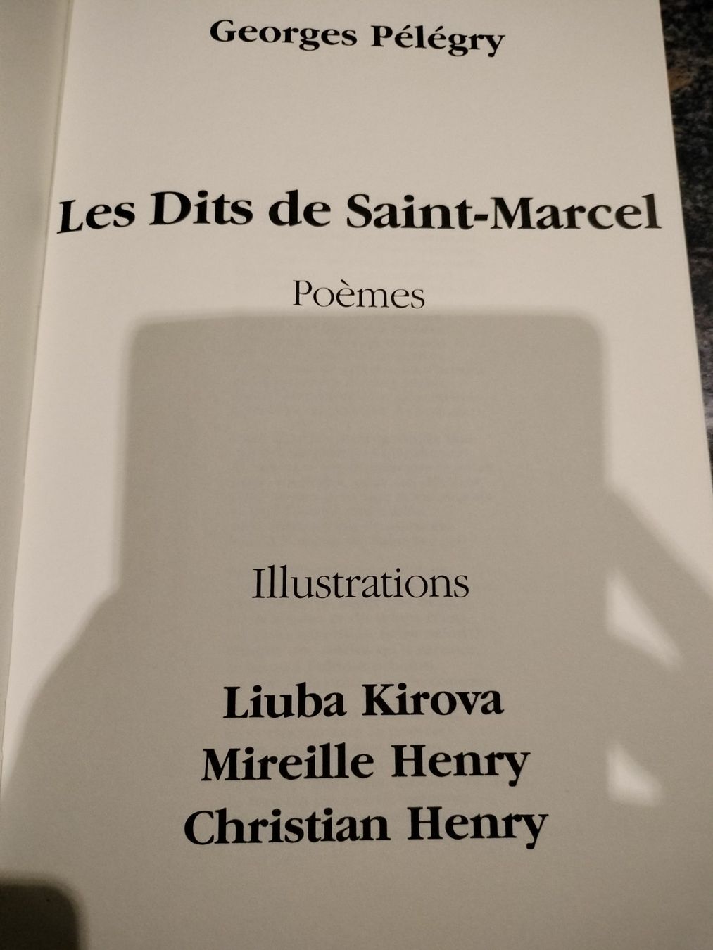 Bücher: LES DITS DE SAINT MARCEL GEORGES PELEGRY – Gebraucht aus Cortaillod von rozinna 2