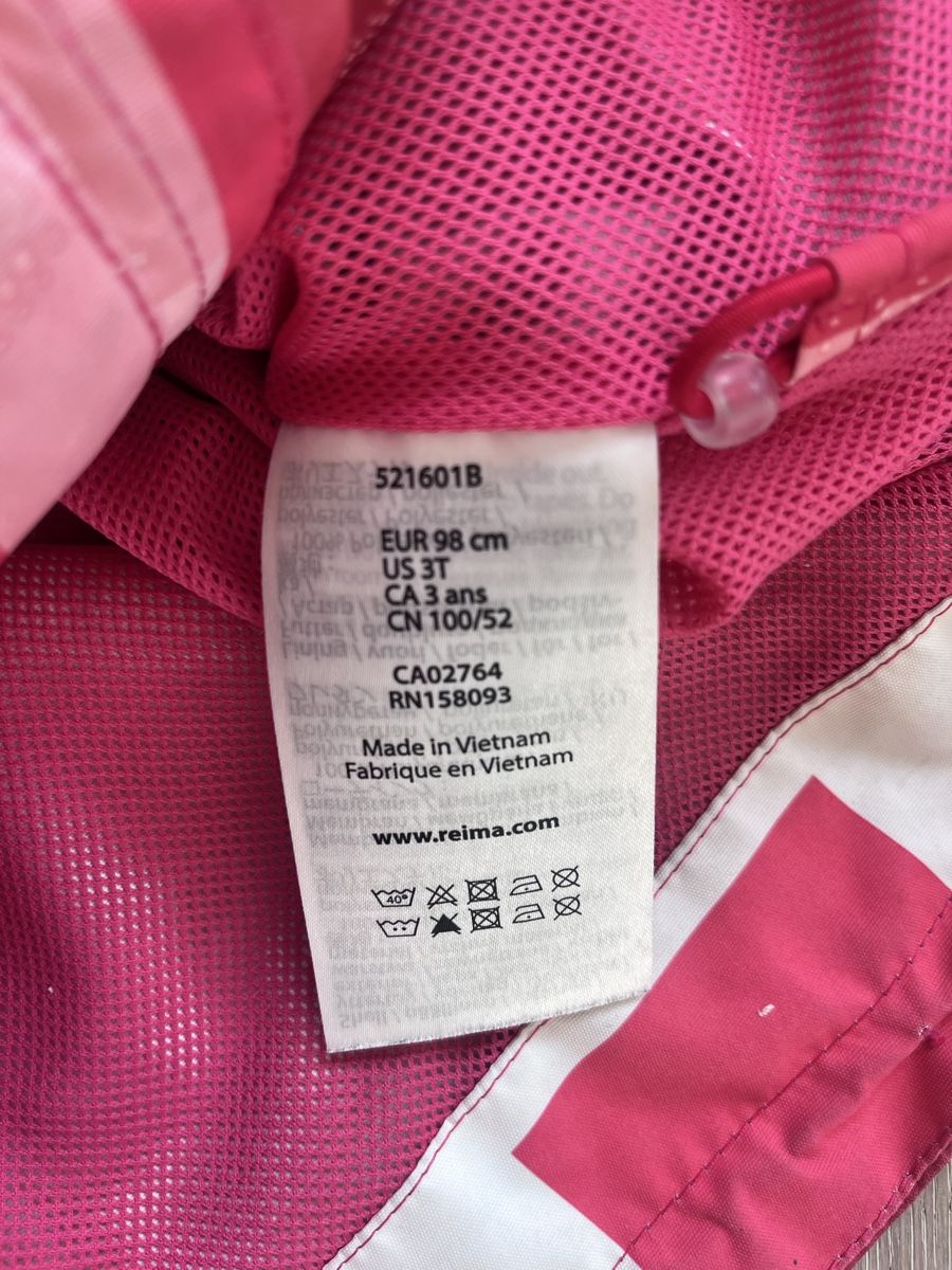 Reima Giacche & Cappotti: Reima Tec Kinderjacke pink, Grösse 98 – Usato da Gossau ZH venduto da DiBeGo 3