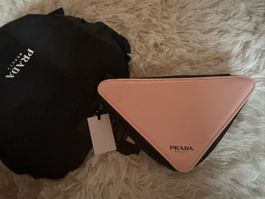 Prada Beauty Pochette Rosa/Schwarz Neu mit Etikett