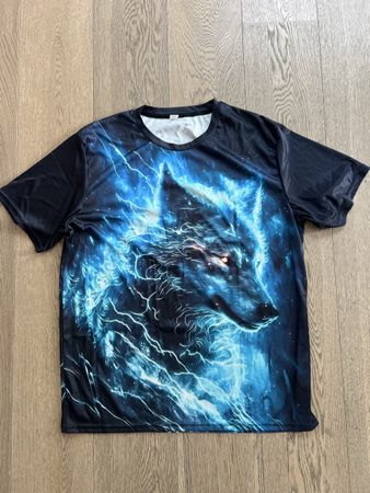 Cooles Wolf T-Shirt Grösse XXL, Sommer/Herbst 💥🐺